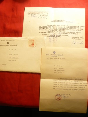 Plic si Adresa cu Antetul Marii Adunari Nationale 1972 foto