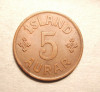 ISLANDA 5 AURAR 1942 -UNC, Europa
