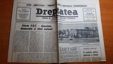 ziarul dreptatea 28 martie 1990-72 de ani de la unirea basarabiei cu romania foto