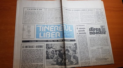 ziarul tineretul liber 3 aprilie 1990-art. &amp;quot;ultimile zile ale dictatorilor &amp;quot; foto