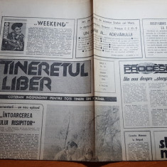 ziarul tineretul liber 16 martie 1990-interviu cu radu campeanu
