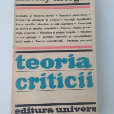 Teoria criticii/Murray Krieger/traducere in limba romana/1982