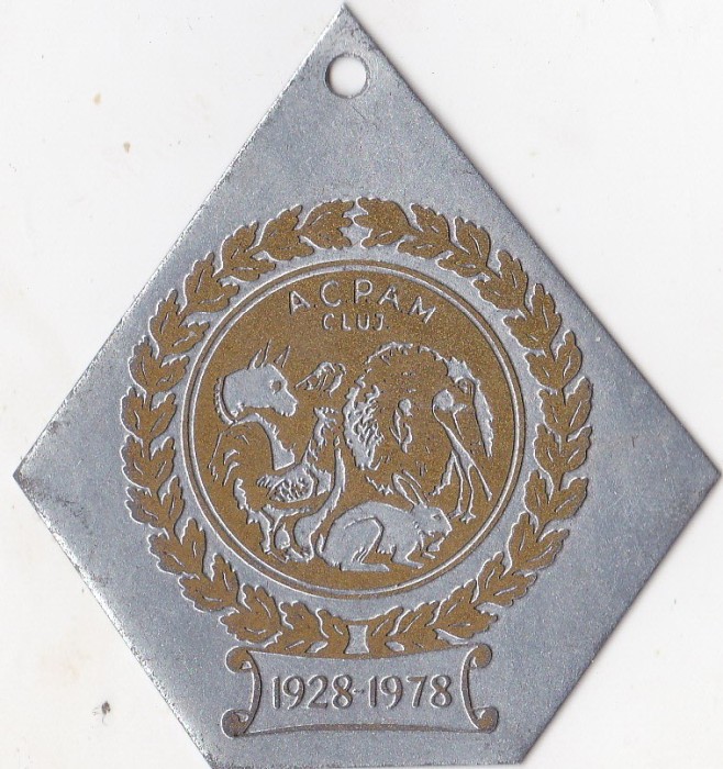 Placheta Aniv. 1928-1978 A.C.P.A.M Cluj