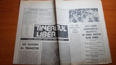 ziarul tineretul liber 29 iunie 1990-articol despre mineriada foto