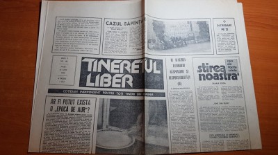 ziarul tineretul liber 31 iulie 1990-articolul &amp;quot; cazul sapanta &amp;quot; foto