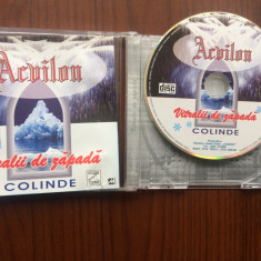 acvilon colinde vitralii de zapada cd disc muzica sarbatori folclor religioasa