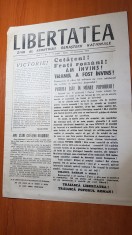 ziarul libertatea 22 decembrie 1989 anul 1,nr. 1 -primul ziar al revolutiei foto