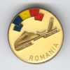BOB ROMANIA - Insigna CONCURS Sport de Iarna 1970&#039;s - 3 cm, SUPERBA