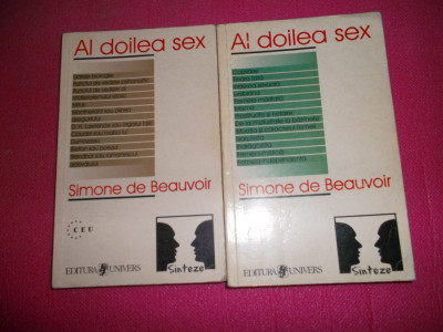 Al doilea sex Simone de Beauvoir 2 volume foto
