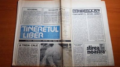 ziarul tineretul liber 20 martie 1990-articolul &amp;quot; foc ! arde epoca de aur &amp;quot; foto