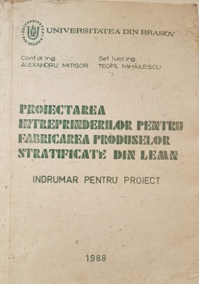 PROIECTAREA INTREPRINDERILOR PENTRU FABRICAREA PRODUSELOR STRATIFICATE DIN LEMN foto