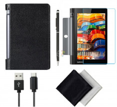 Pachet Accesorii pentru tableta Lenovo Yoga 3 YT3-X50M, YT3-X50F BOOK BLACK 10.1 inch foto