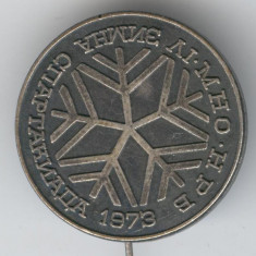 1973 SCHI - SPORT DE IARNA Insigna 3 cm