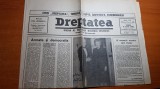 Ziarul dreptatea 9 martie 1990-ion ratiua cu margaret thatcher in anglia