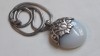 Argint MEDALION MASIV OPULENT 1900 art nouveau FRANTA splendid UNIC pe Lant argint