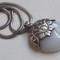argint MEDALION MASIV OPULENT 1900 art nouveau FRANTA splendid UNIC pe Lant argint