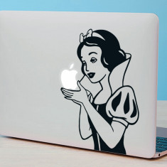 Sticker pentru Apple Macbook cu Snow White (Alba ca Zapada) foto