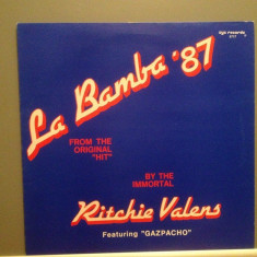 RITCHIE VALENS - LA BAMBA '87 (1987/ZYX/W. Germany) - VINIL Maxi-Single "12/NM