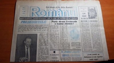 ziarul romanul 23 mai 1990-ion iliescu ales in functia de presedinte foto