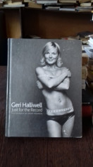 GERI HALLIWELL JUST FOR THE RECORD - CARTE DE FOTOGRAFIE foto