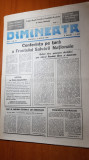 Ziarul dimineata 8 aprilie 1990-conferinta pe tara frontului salvarii nationale