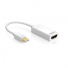 Adaptor Mini Displayport, Thunderbolt la HDMI pentru Macbook, iMac Suporta Full HD, 4k si 2k foto