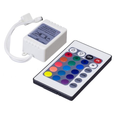 Controler RGB + telecomanda banda LED 3528 5050 /Controller SMD2835 (c.1150) foto