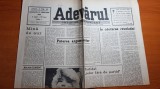 Ziarul adevarul 25 februarie 1990-art. despre insula mare a brailei