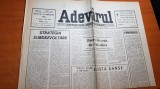 Ziarul adevarul 28 februarie 1990-articol despre insula mare a brailei