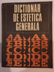 Dictionar de estetica generala foto