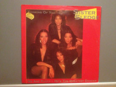 SISTER SLEDGE - THINKING OF YOU(1984/WARNER/W.Germany) - VINIL Maxi-Single &amp;quot;12/ foto