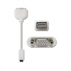 Adaptor Mini-DVI la VGA pentru Macbook, Mac Mini, iMac 2006-2009 foto