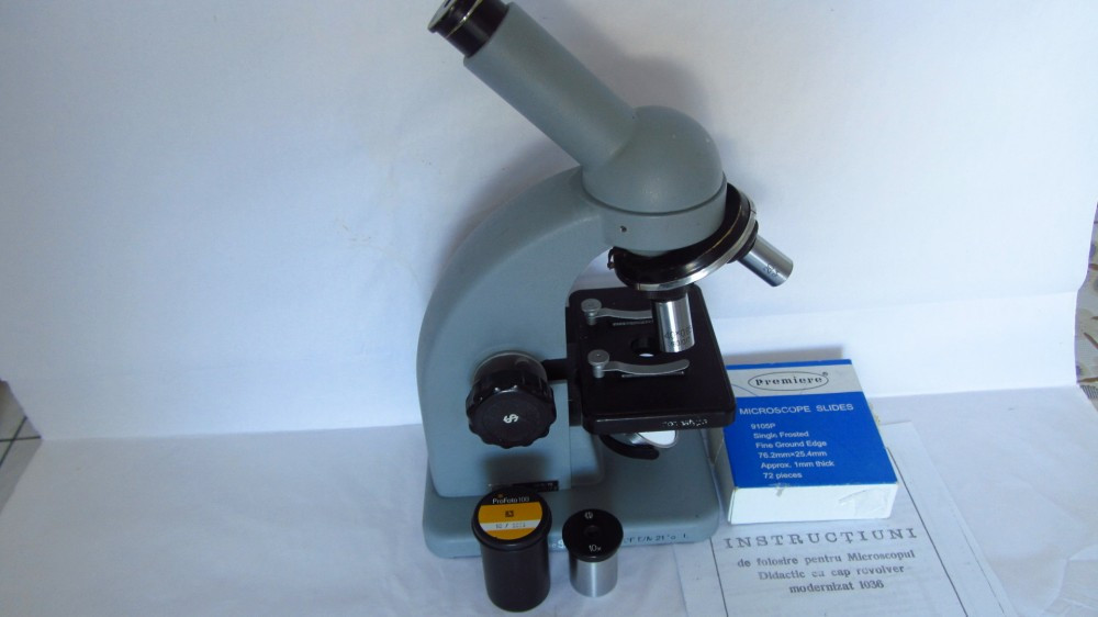 Microscop IOR M-D2 didactic | arhiva Okazii.ro