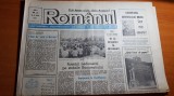 ziarul romanul 16-22 iulie 1990-articol despre vasile milea