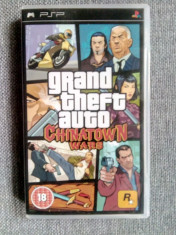 Joc PSP Grand Theft Auto Chinatown Wars cu manual si poster foto