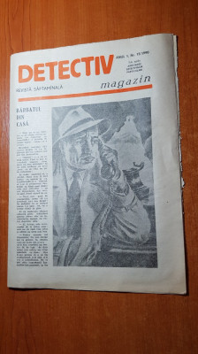 revista detectiv nr. 15/1990- revista detectivilor particulari foto