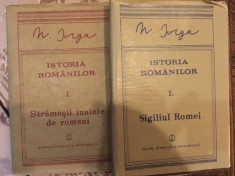 Nicolae Iorga, Istoria romanilor, volumul I Partea intai si partea a doua foto