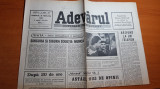 Ziarul adevarul 18 februarie 1990-interviu victor stanculescu ministrul apararii