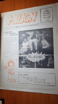 ziarul milion aprilie 1990-publicatie studenteasca de interes general foto