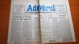 Ziarul adevarul 9 februarie 1990-art. &quot;congresul al 15-lea nu va mai avea loc &quot;