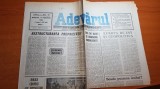 Ziarul adevarul 14 februarie 1990-articolul &quot; scade puterea leului ? &quot;