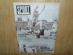 REVISTA SPORT NR:6 ANUL 1981 UNIVERSITATEA CRAIOVA foto