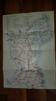 harta turistica a dobrogei din anii &amp;#039;70 foto