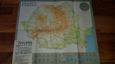 harta republicii socialiste romania anii &amp;#039;70 foto