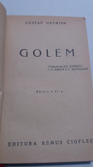 RWX 76 - GOLEM - GUSTAV MEYRINK - EDITIE INTERBELICA foto