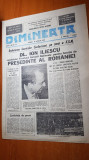 Ziarul dimineata 10 aprilie 1990-ion iliescu candidatul FSN la presidentie