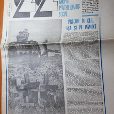 ziarul " 22 " 2 martie 1990-interviu cu petre tutea