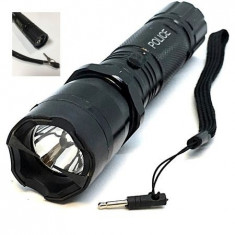 Lanterna Police Electrosoc si laser - 1298 Type Light Flashlight foto
