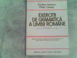 Exercitii de gramatica a limbii romane-Cristina Ionescu,Matei Cerkez
