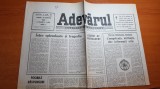 ziarul adevarul 30 martie 1990-interviu cu fratele lui causescu